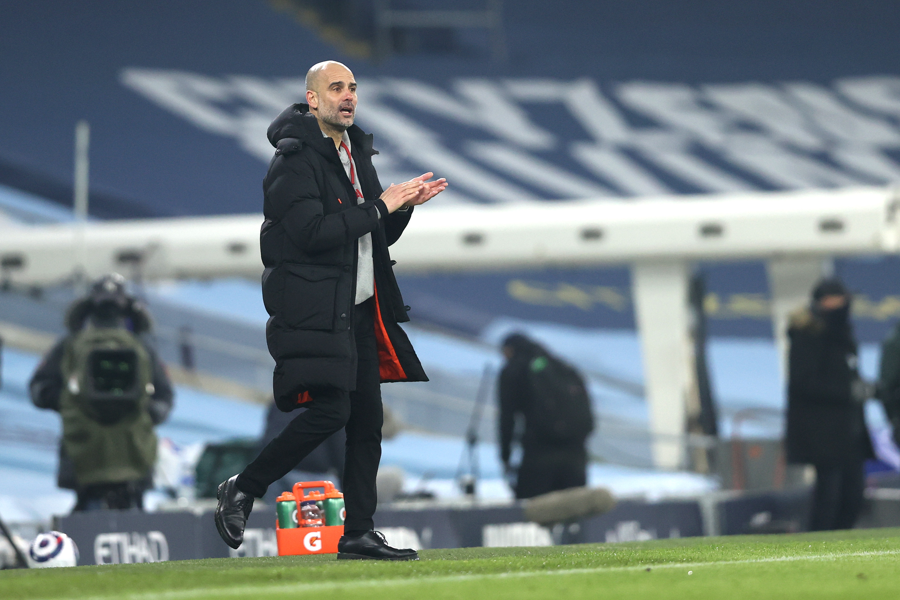 Pep Guardiola vive una de sus mejores temporadas en Europa por liga. (Foto: Getty)