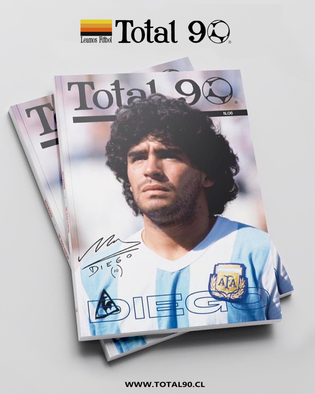 La revista dedicada a Maradona fue un éxito de ventas.