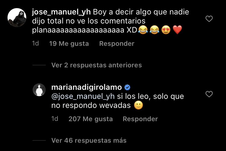 El desubicado comentario que Mariana DiGirólamo recibió sobre su cuerpo.