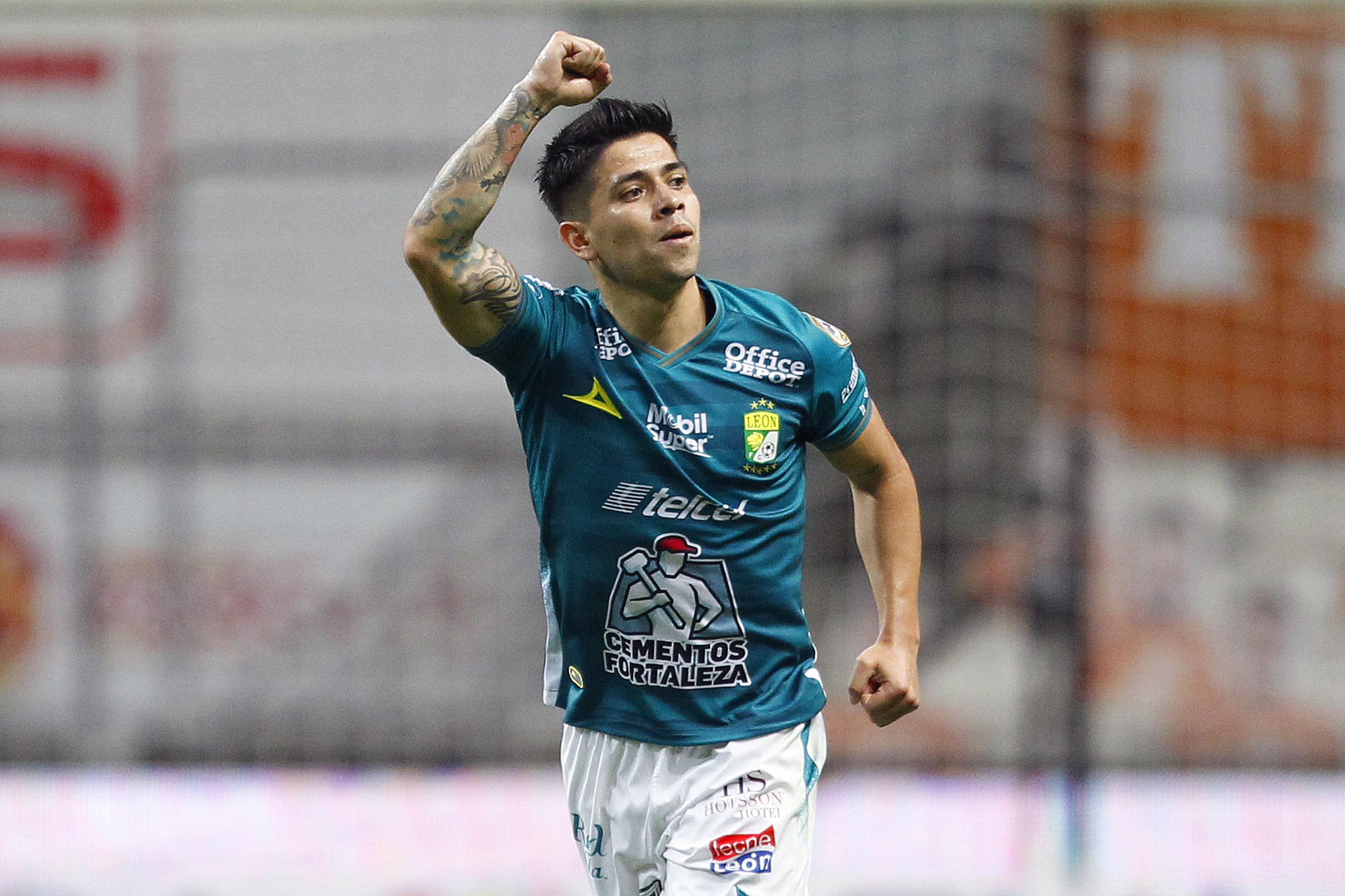 Víctor Dávila le dio el empate al León ante Monterrey. Foto: JamMedia