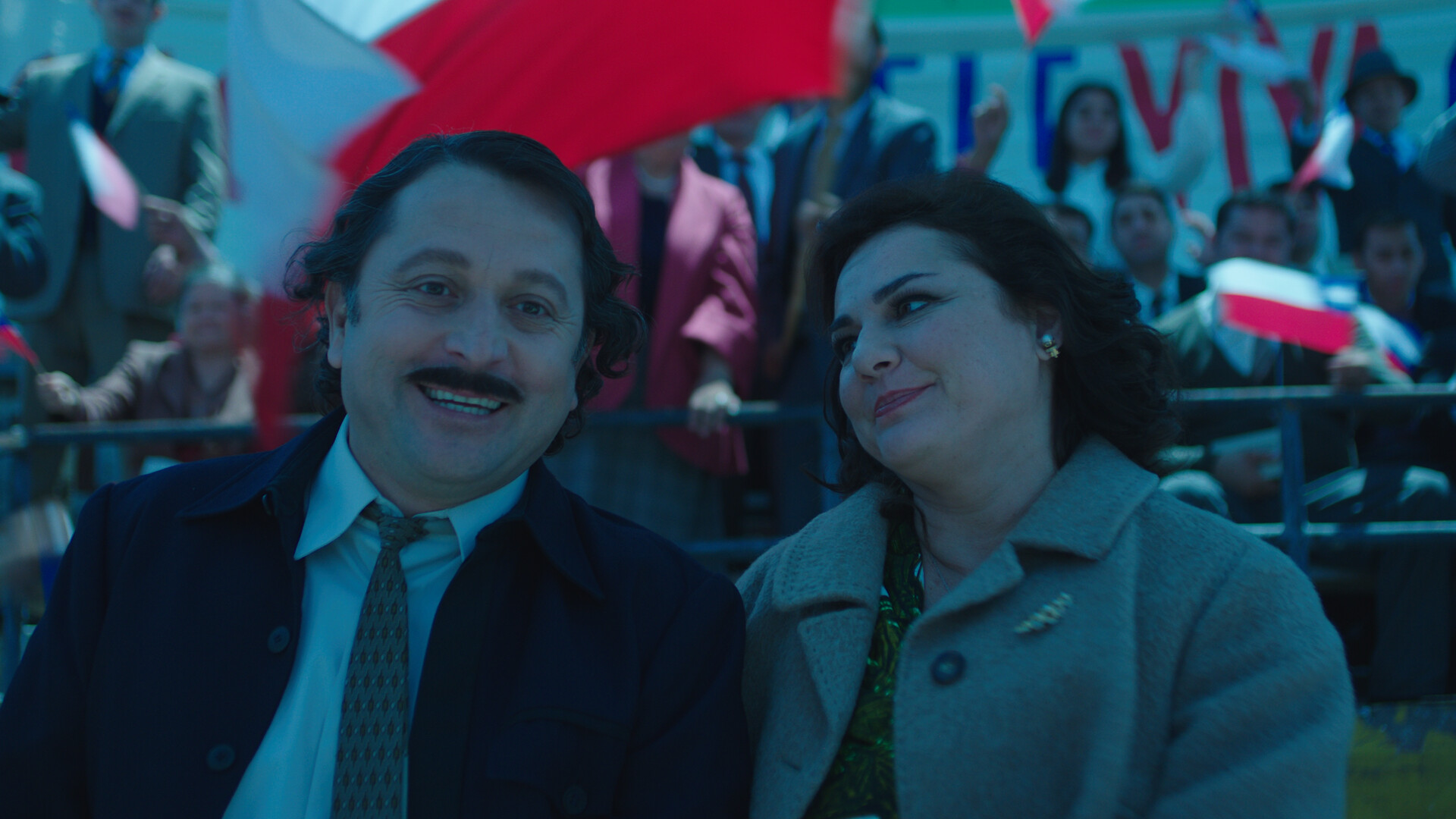 Daniel Alcaíno y Berta Lasala comparten roles en “62: Historia de un Mundial”.