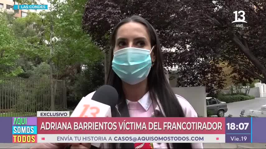 Adriana Barrientos en 'Aquí Somos Todos' de Canal 13