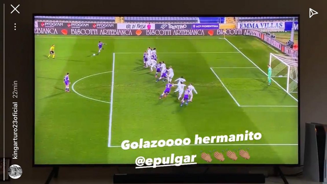 Historia de Arturo Vidal tras el gol de Pulgar