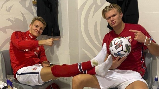 Haaland y Odegaard quieren llevar a Noruega al Mundial