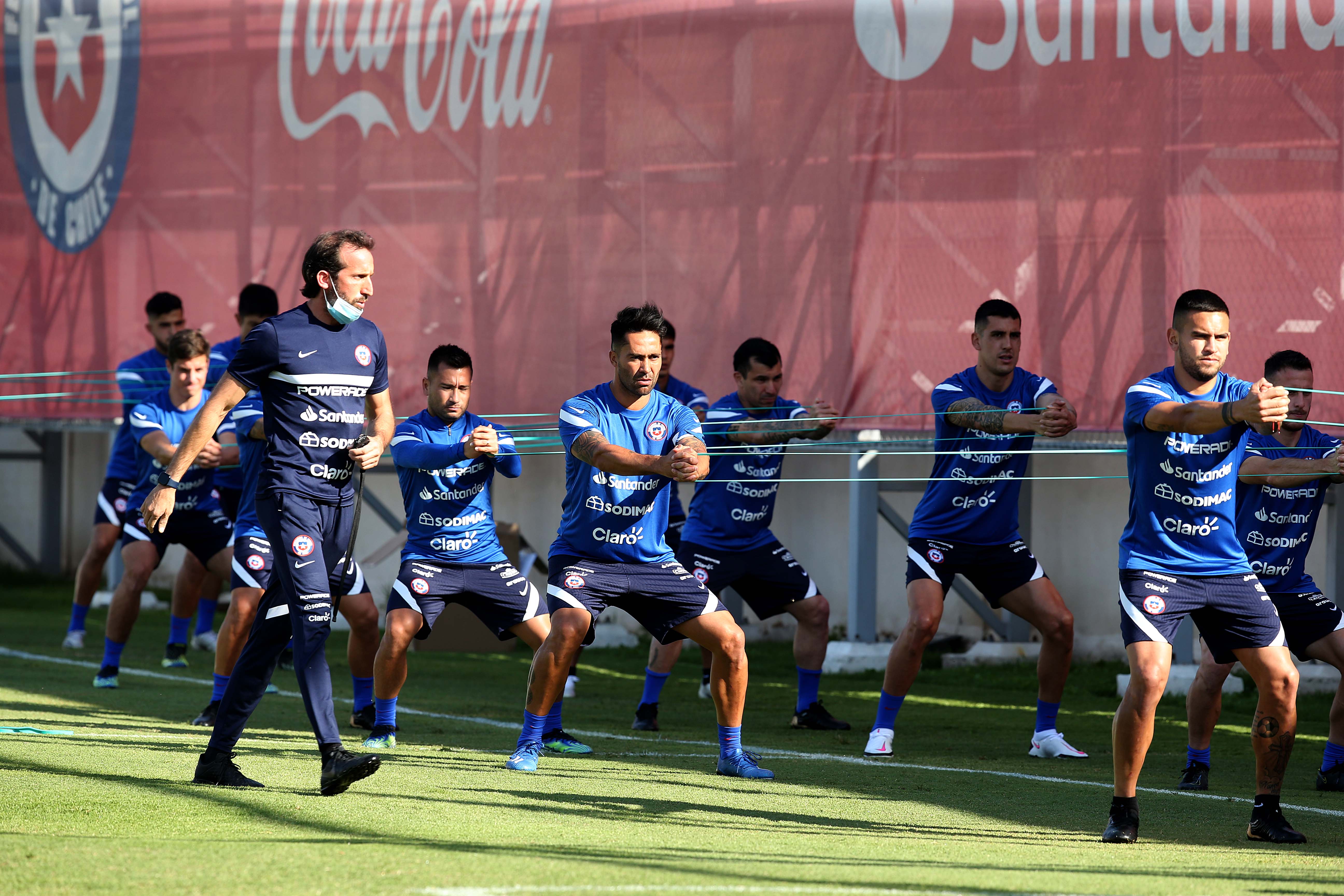 La selección chilena se prepara para enfrentar a Bolivia. Foto: ANFP