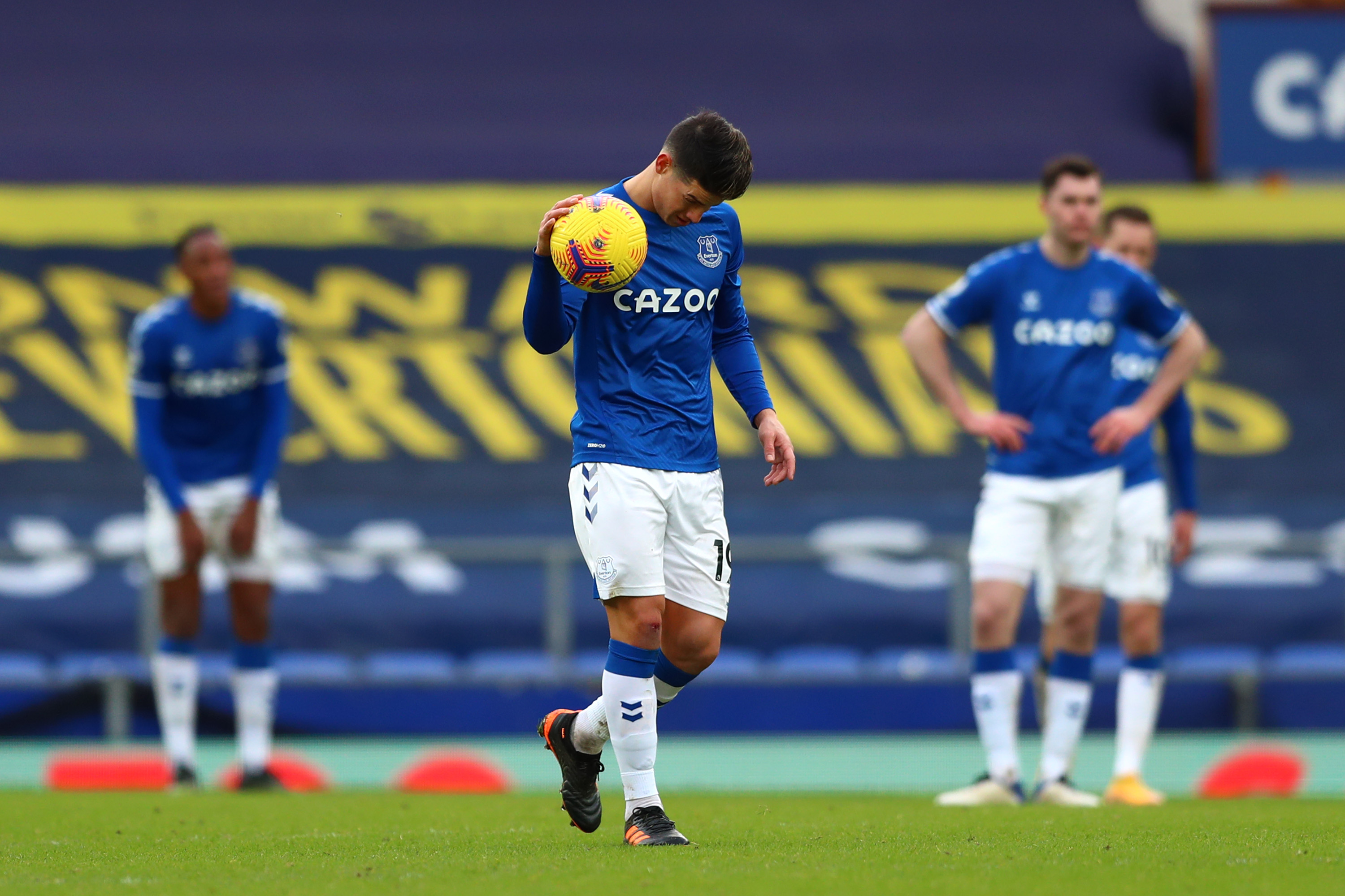 James Rodríguez en el Everton (Getty Images)