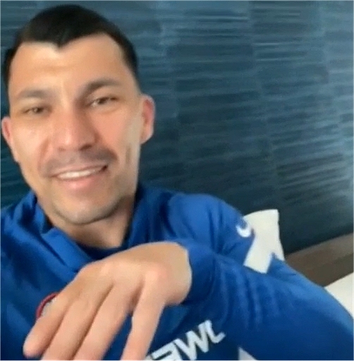 Gary Medel en su Live de Instagram (Instagram Gary Medel)
