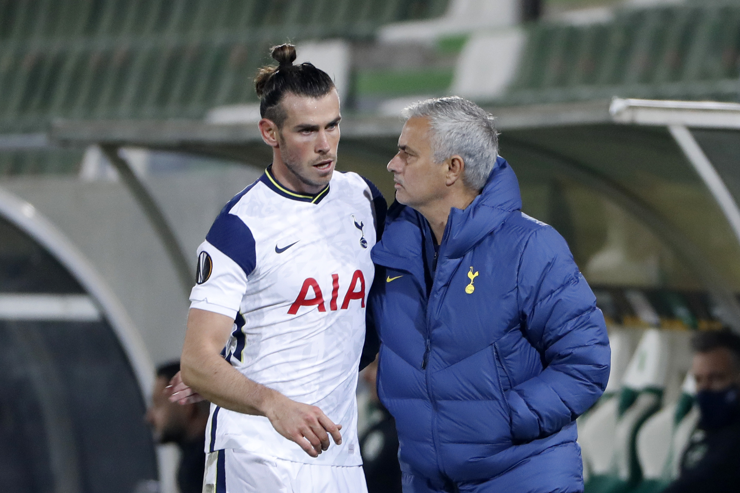 Mourinho junto a su regalón Gareth Bale (Getty Images)