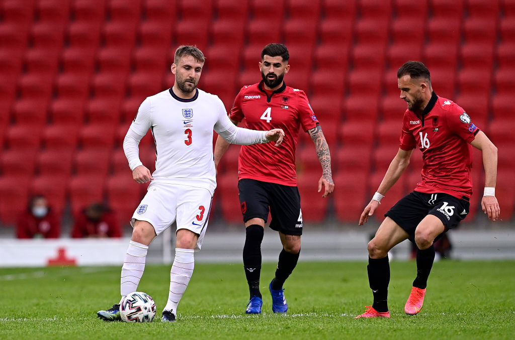 Inglaterra se hizo fuerte y derrotó por 2-0 a Albania en la segunda fecha de las eliminatorias europeas. (Getty Images)