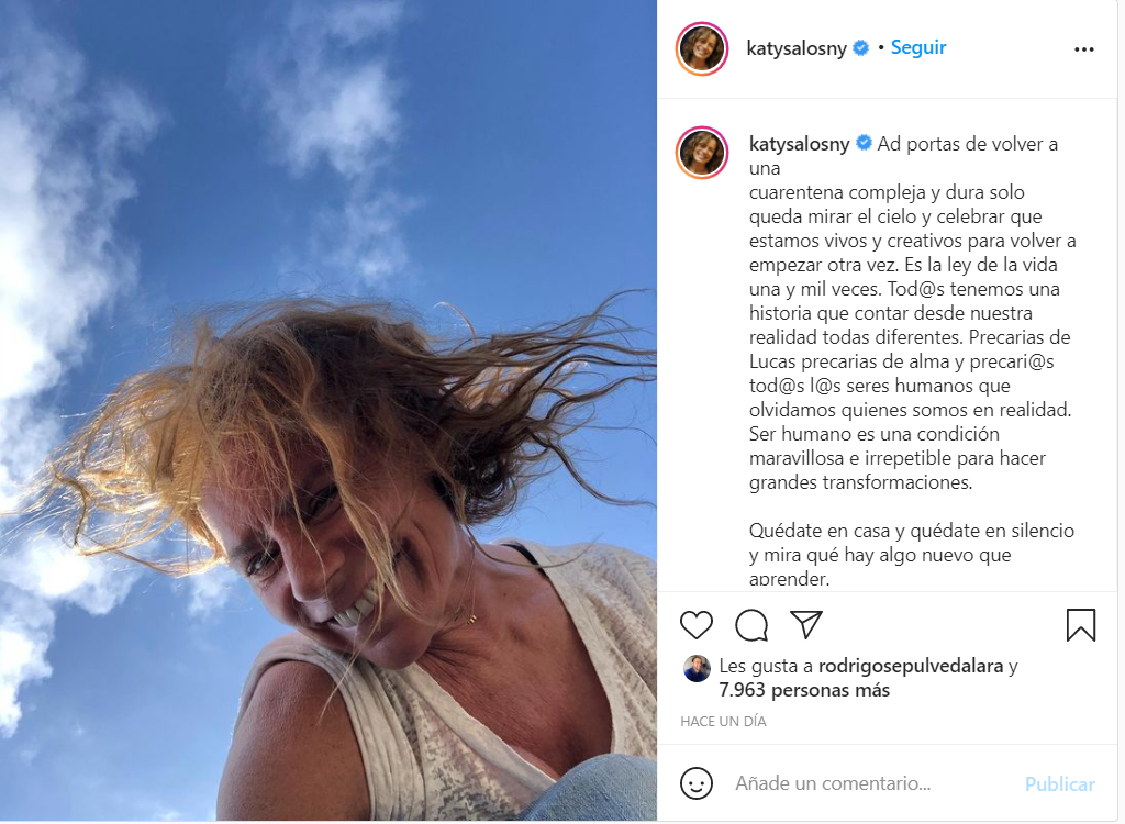 La reflexión de Katherine Salosny