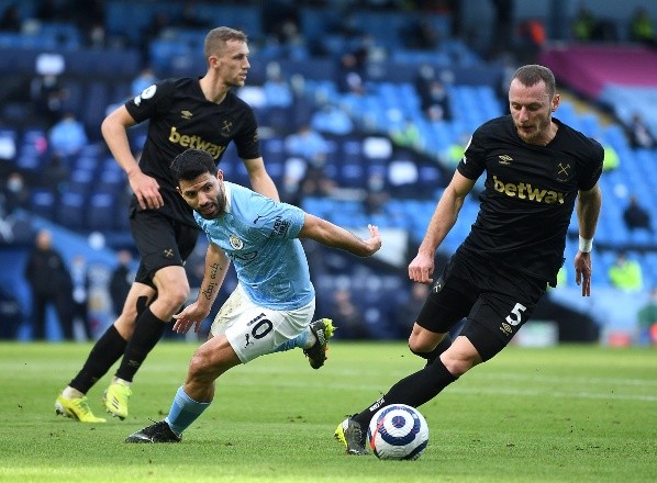 Sergio Agüero se va como una leyenda del Manchester City. Foto: Getty Images