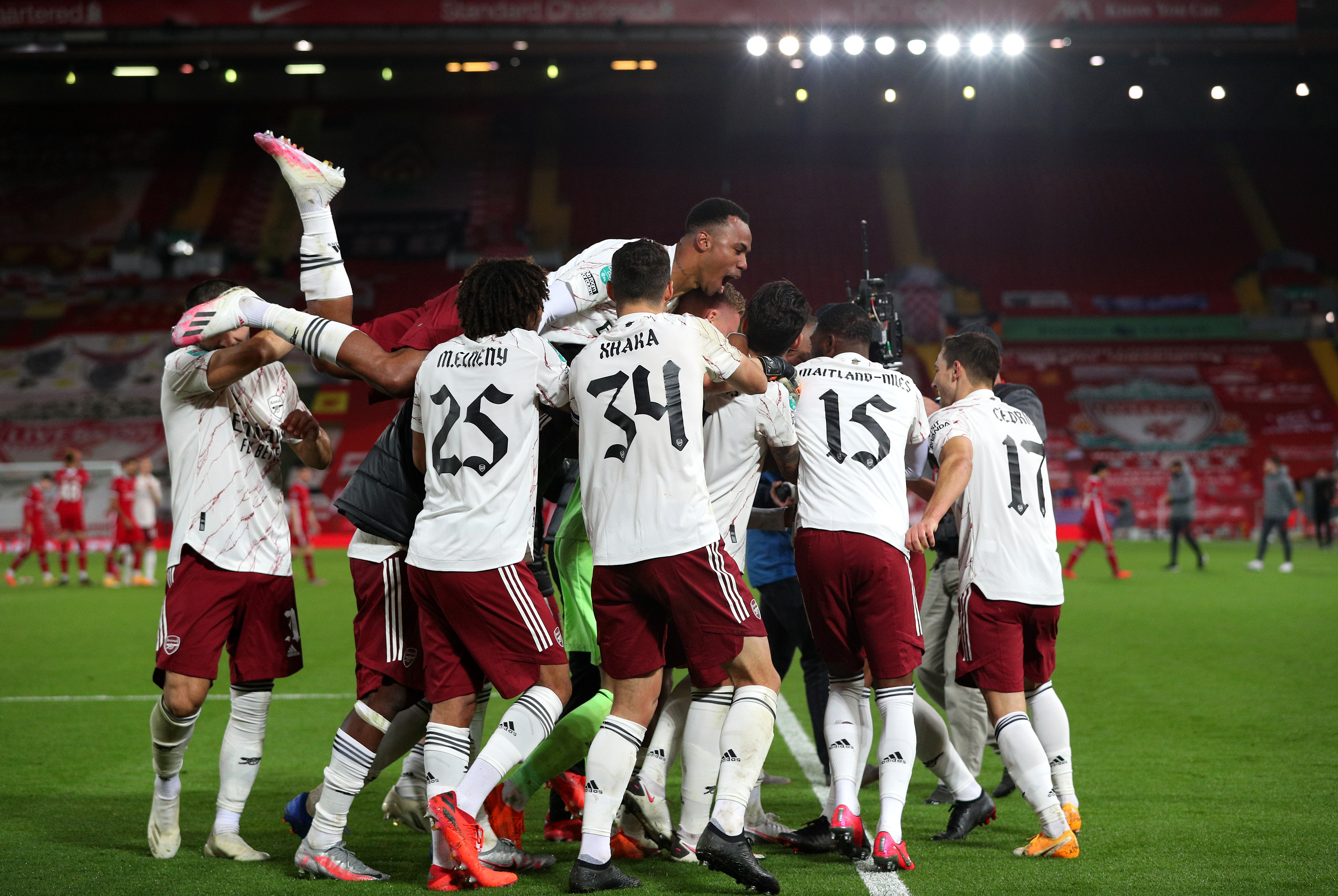 La úlitma vez que se enfrentaron el duelo terminó en triunfo Gunner por penales en la Carabao Cup. (Foto: Getty)