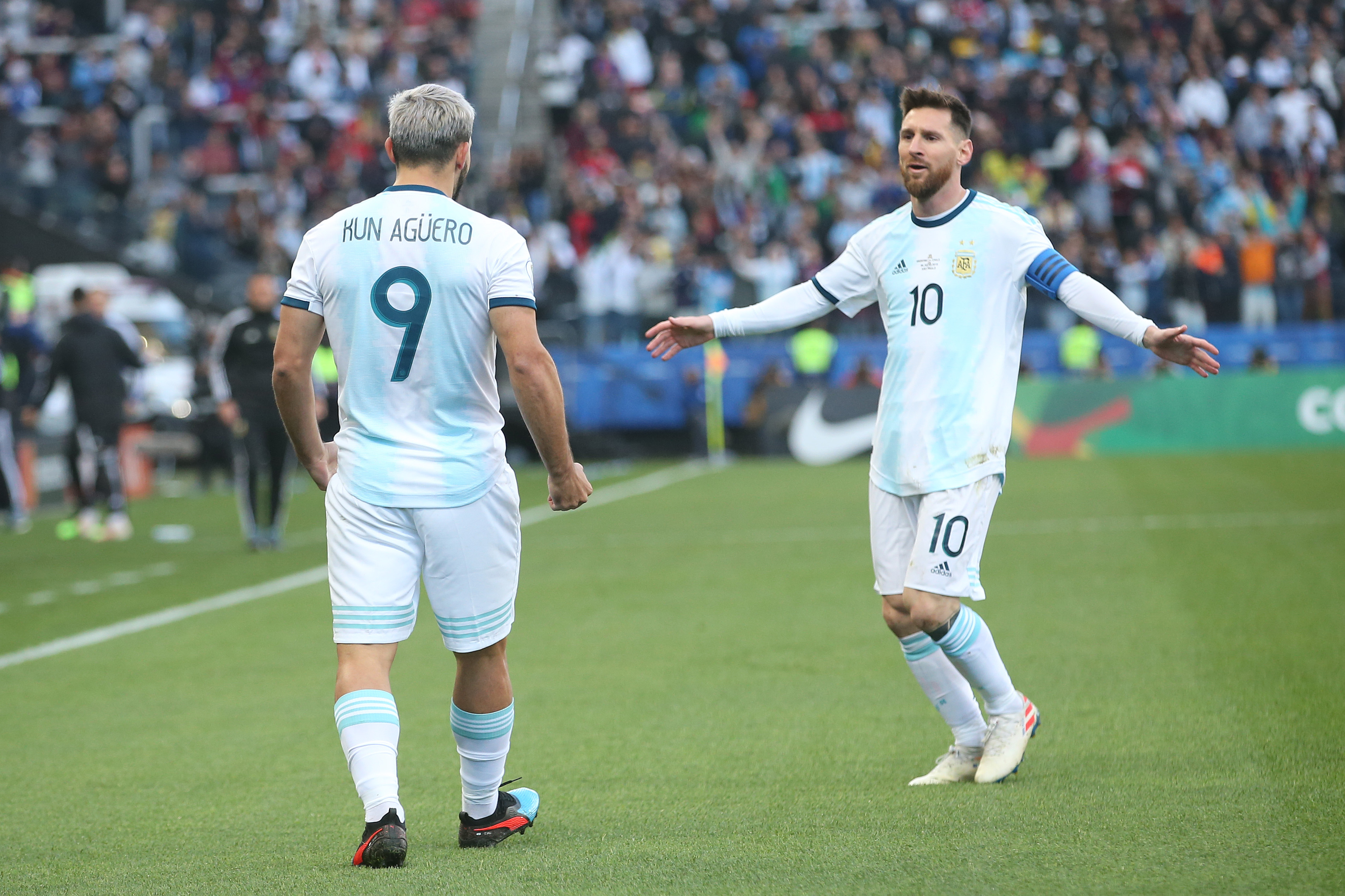 Agüero-Messi: La dupla que al parecer no se dará en el Barcelona (Getty Images)