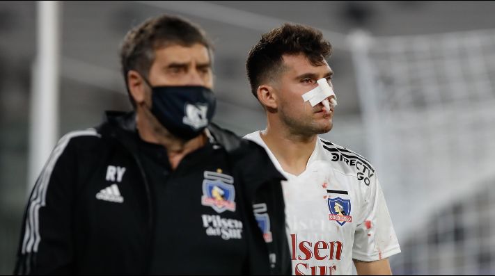 Fuentes salió duramente lesionado del duelo ante La Calera.