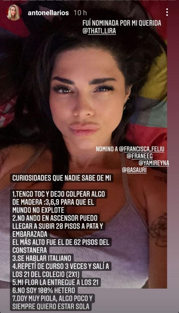 Antonella Rios Instagram Bisexual Fotos Actriz Confiesa No Es 100 Por Ciento Heterosexual Redgol
