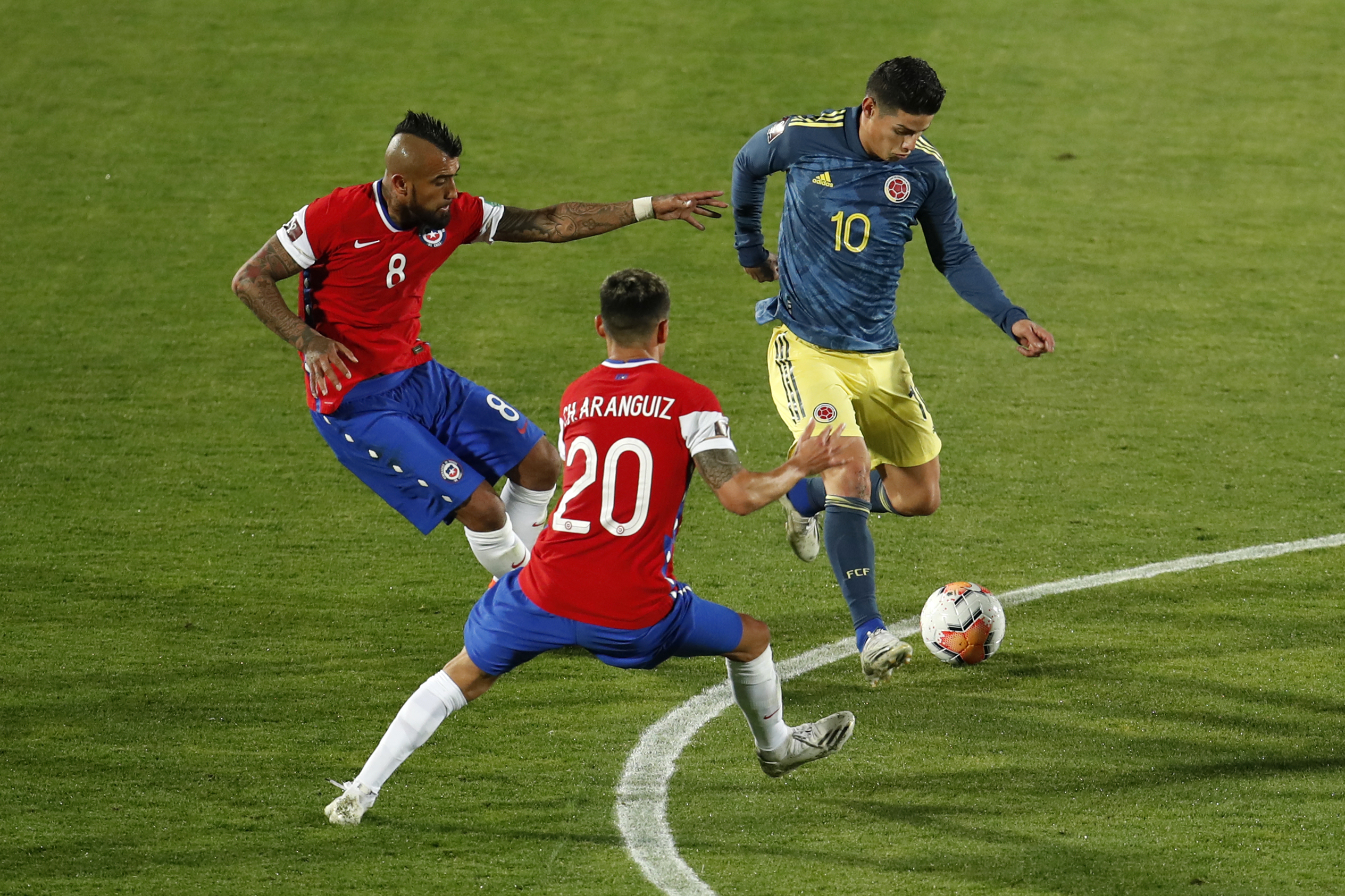 James Rodríguez ante Chile (Getty Images)