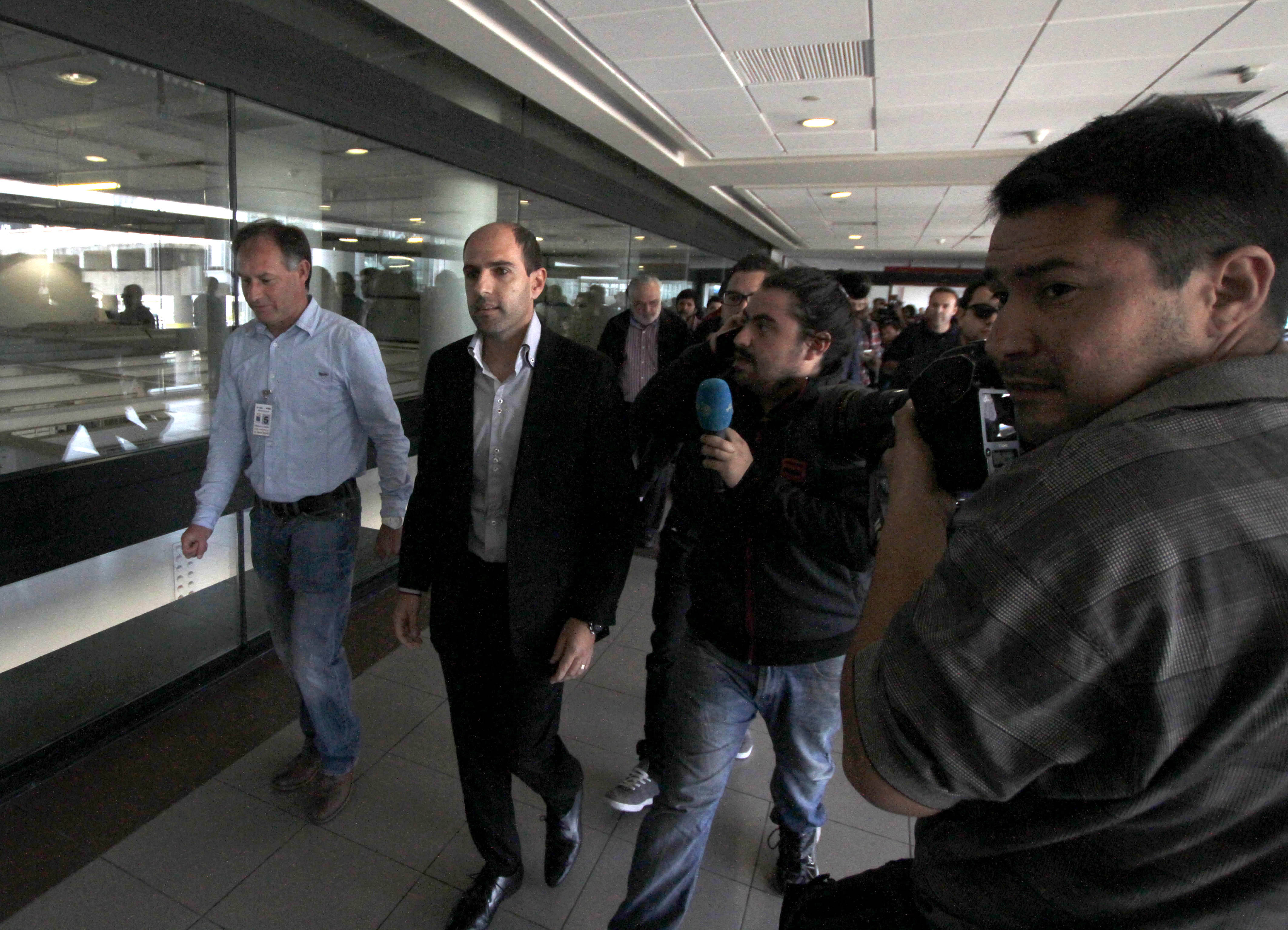El día que Sergio Jadue abandona Chile para radicarse en Estados Unidos (Agencia Uno)