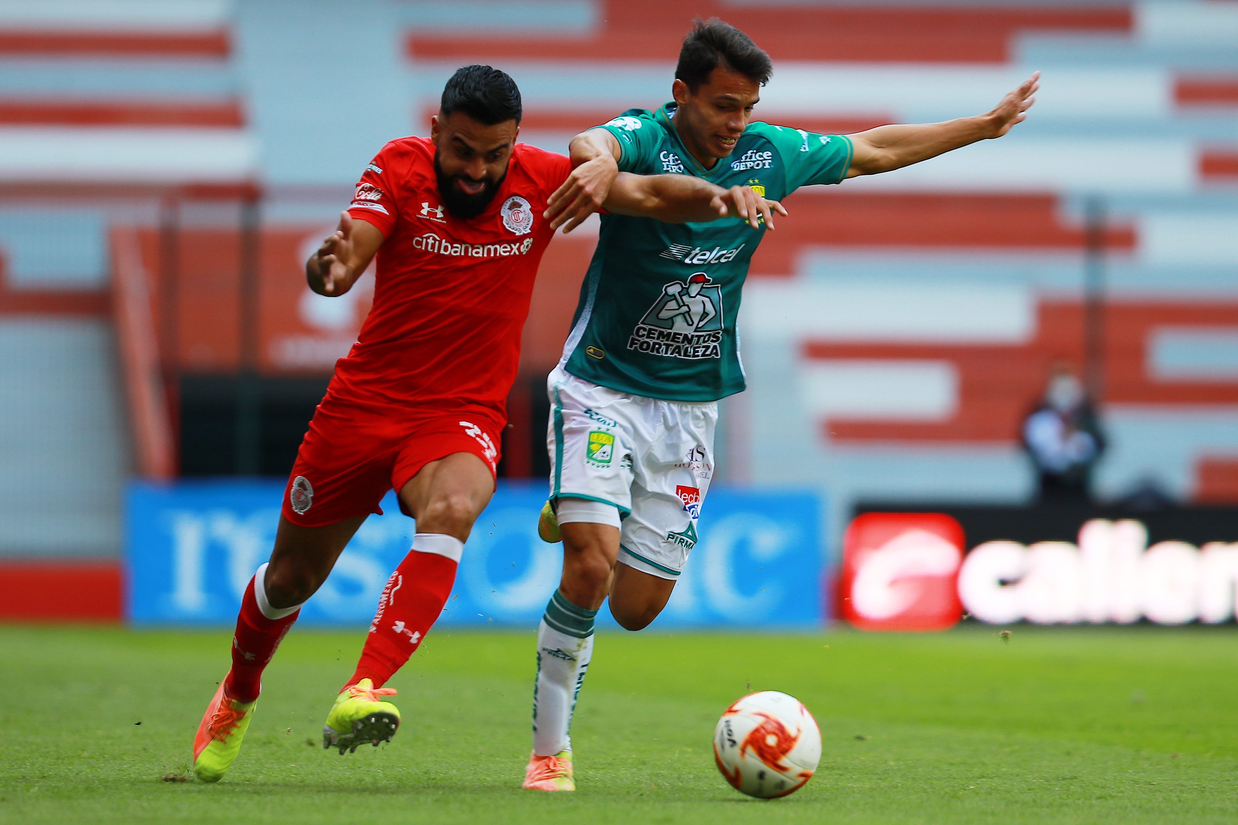 León y Toluca igualaron a dos goles en el último encuentro disputado. (Foto: Getty Images)