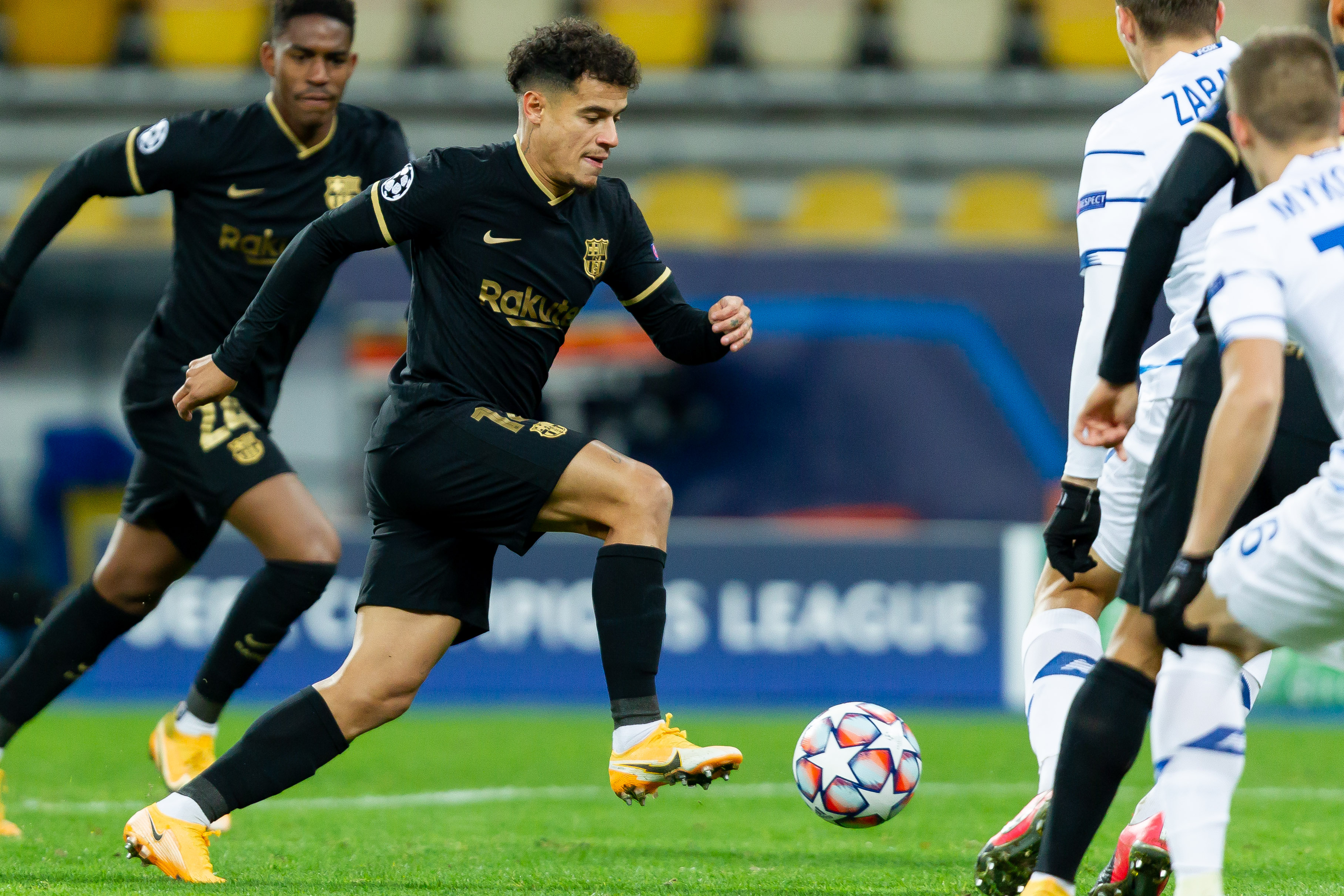 Coutinho en su vuelta al Barcelona luego de su préstamo al Bayern Munich (Getty Images)