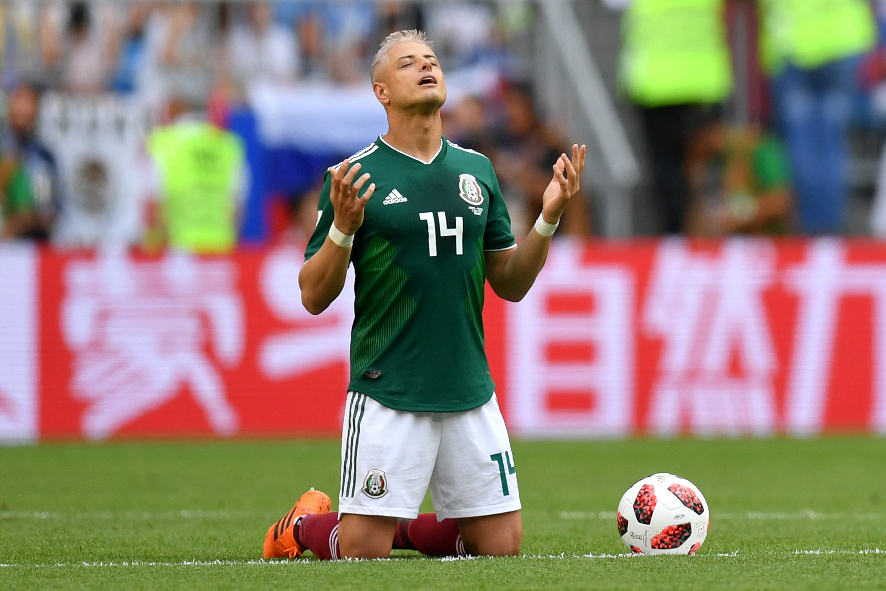 Chicharito Hernández es el goleador histórico de la selección mexicana (Getty Images)