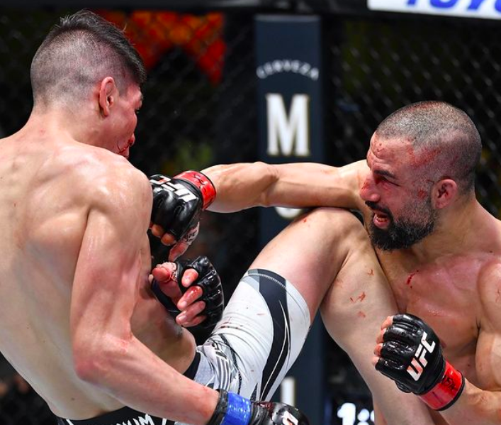 Ignacio Bahamondes animó una tremenda pelea ante Makdessi. Foto: UFC