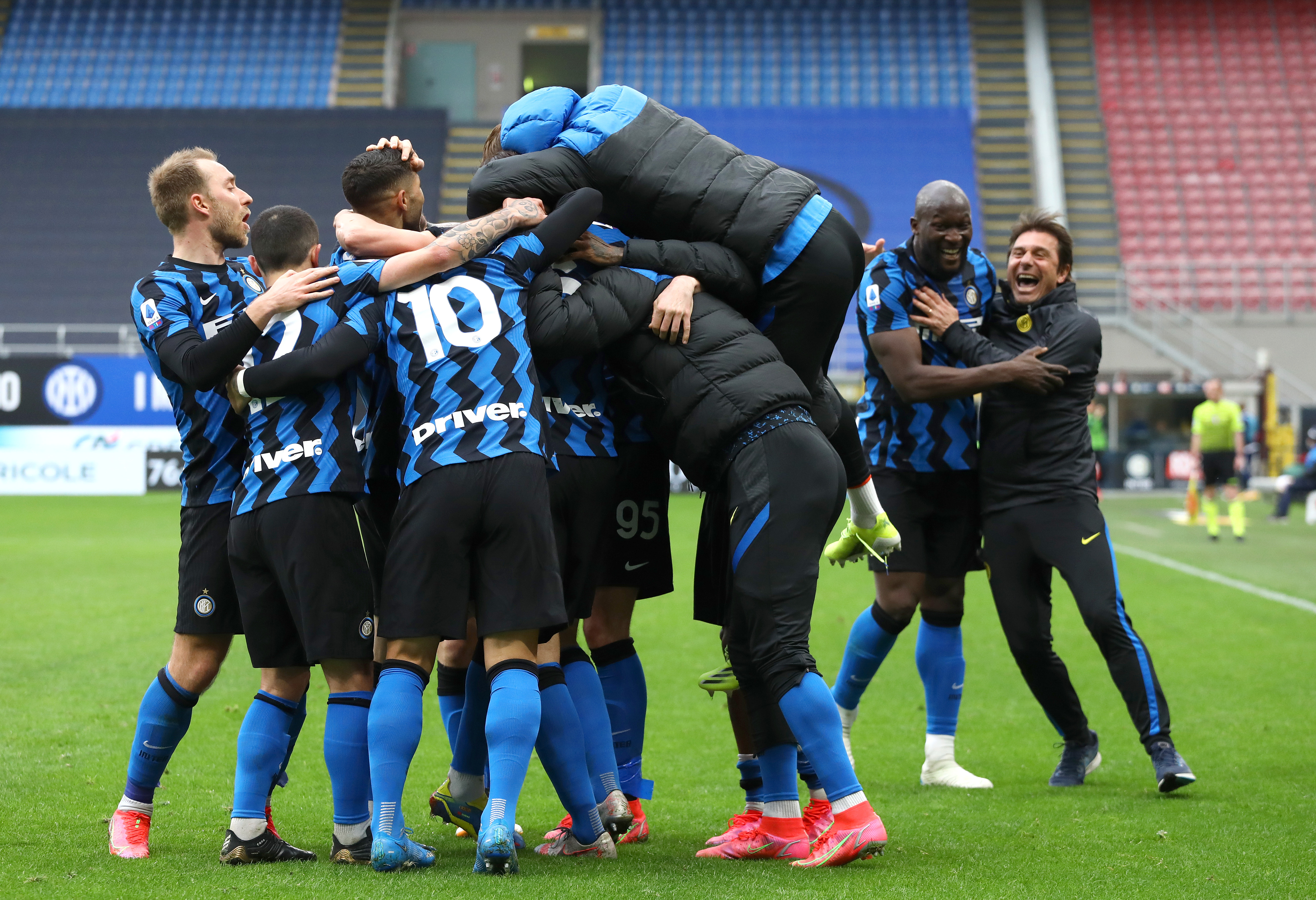 Inter de Milán gana y se acerca cada vez más al título de la Serie A. Foto: Getty Images