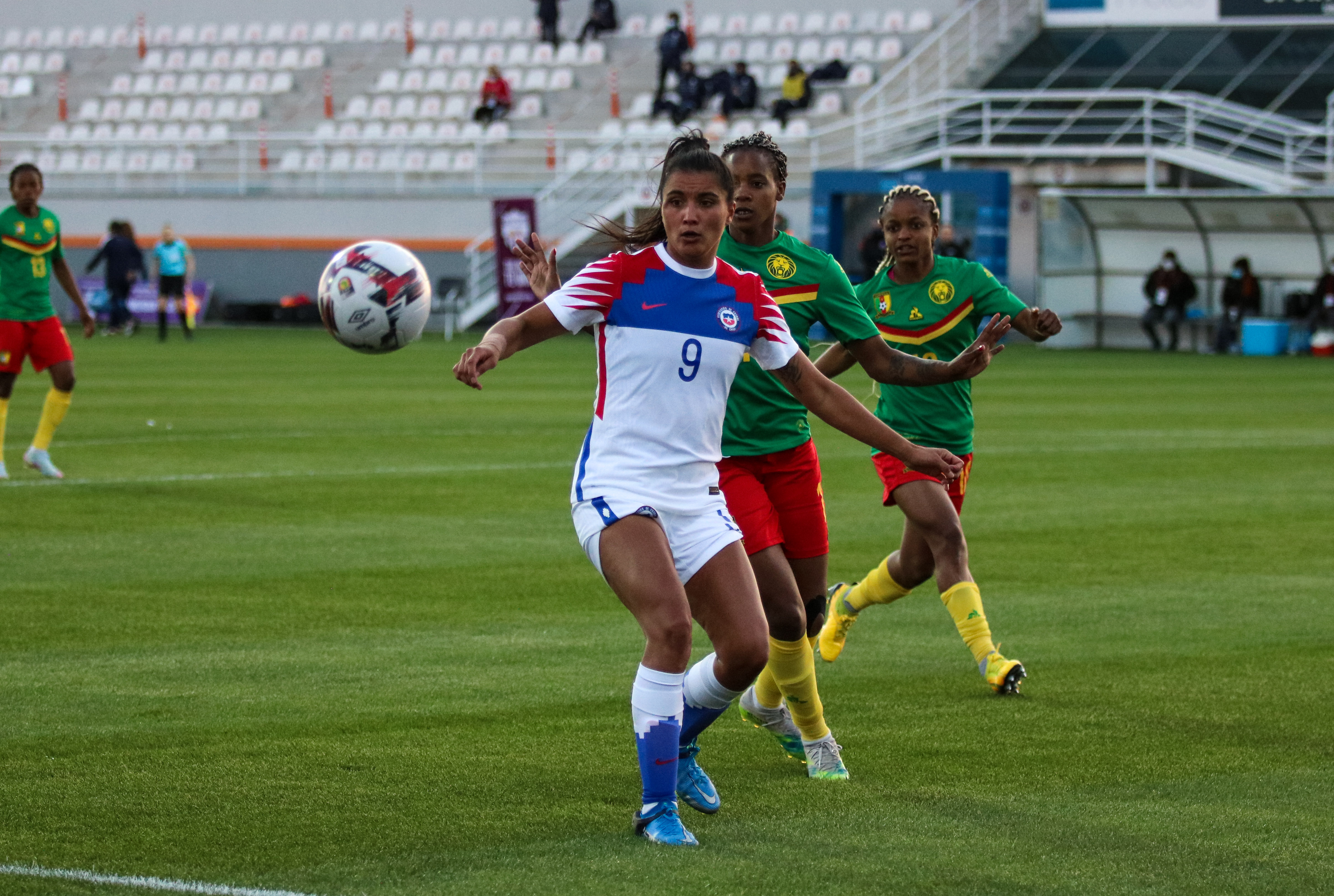 María José Urrutia también destacó lo hecho ante Camerún. Foto: ANFP