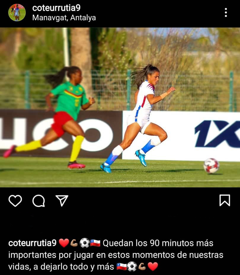 La tremenda arenga de Cote Urrutia en la previa de la revancha de la selección chilena femenina contra Camerún.