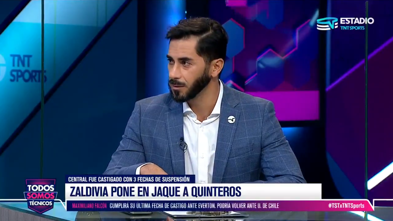 Johnny Herrera, comentarista de Todos Somos Técnicos de TNT Sports.