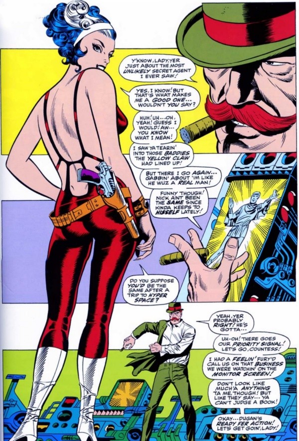 Valentina Allegra de Fontaine en los cómics de Marvel.(1)
