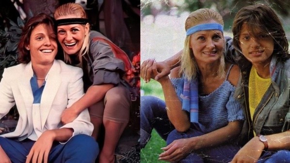 Luis Miguel junto a su madre, Marcela Basteri.