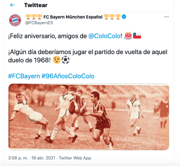 El mensaje de Bayern Munich a Colo Colo.