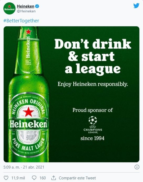 La broma de Heineken a la Superliga