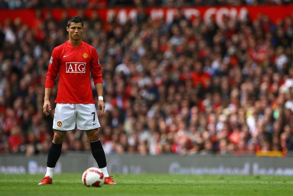 Cristiano Ronaldo se consagró como estrella en Manchester United. (Foto: Getty Images)