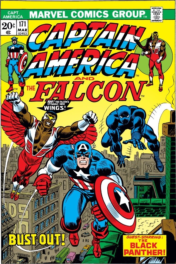 The Falcon and The Winter Soldier: Portada del    Captain America and the Falcon #171.