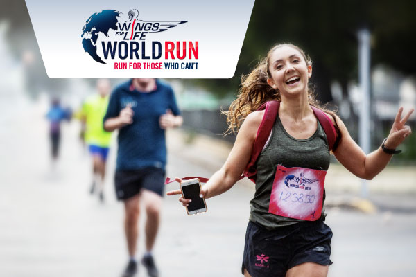 La versión 2021 de Wings For Life World Run tendrá una versión 100% online que en Chile ocupará parte de la franja horaria para realizar ejercicios. | Foto: Wings For Life.