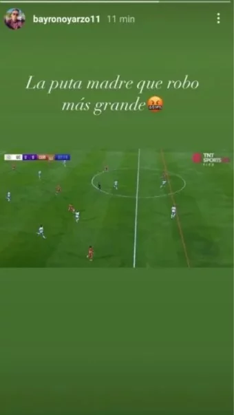 El polémico posteo de Oyarzo (Instagram)