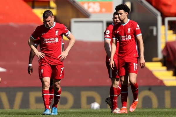 Con dos empates en las dos úlitmas fechas de Premier, las opciones de Liverpool de clasificar a la Champions League se están viendo cada jornada más lejanas. (Foto: Getty)