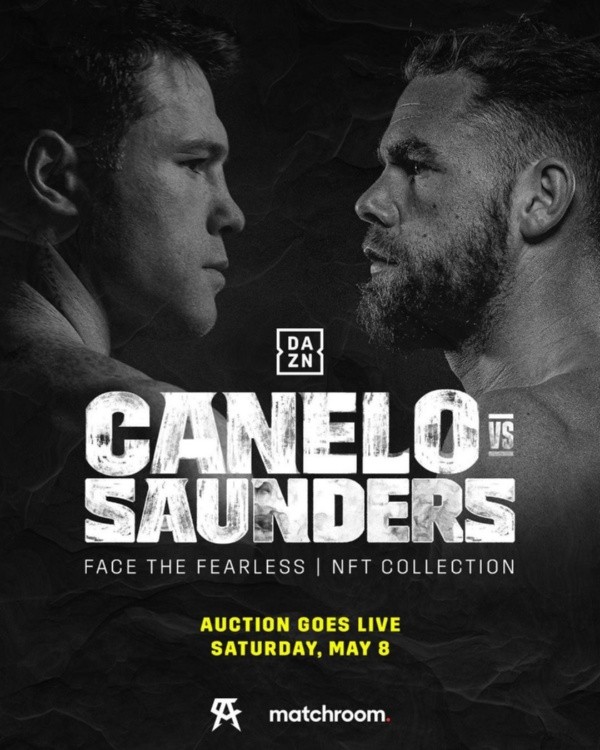 Afiche oficial: Canelo vs Saunders. (Foto: Canelo Álvarez)