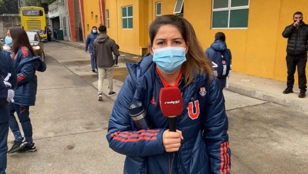 Carla Guerrero conversa con Redgol luego de la goleada ante Deportes Temuco (Cristopher Antúnez)