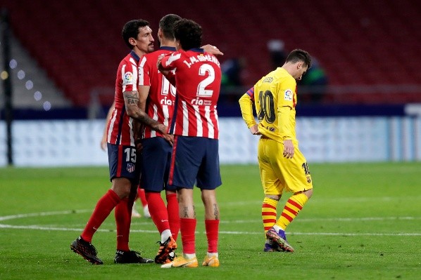 La última vez que se enfrentaron fue en esta edición de La Liga. Atlético Madrid se quedó con los tres puntos al ganar por 1-0. (Foto: Getty)