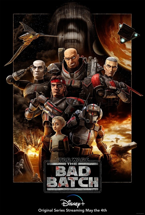 The Bad Batch es la más reciente producción animada del universo 
   Star Wars.