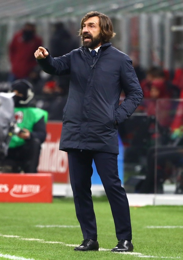 Hay rumores de que Andre Pirlo no seguirá en el cargo cuando la temporada termine. La Juve no logró ganar el título y fueron eliminados de la Champions League en octavos de final. (Foto: Getty)