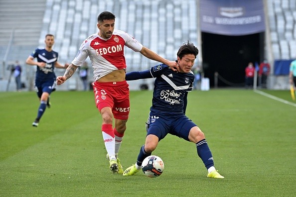 Guillemo Maripán, defensa y goleador del Mónaco en la Ligue 1.