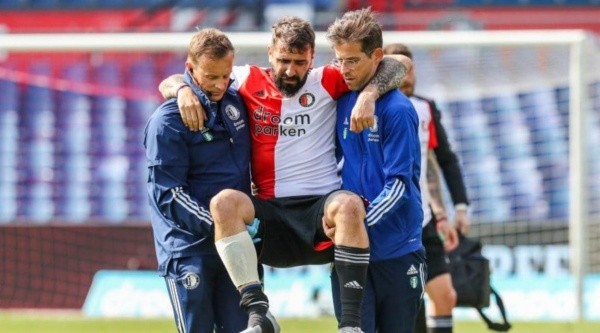 Lucas Pratto sufrió una grave lesión de la cual se está recuperando (Getty Images)