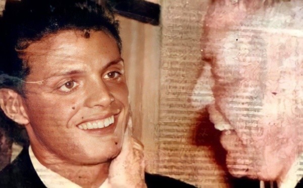 Luis Miguel junto a Fran Sinatra.