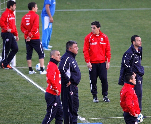 Claudio Borghi tuvo a Humberto Suazo es uno de sus momentos más importantes en Colo Colo y la selección chilena. Foto: Agencia Uno