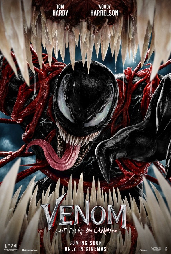 El afiche oficial de     Venom: Let there be Carnage.