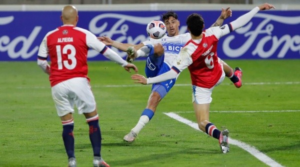 Zampedri no podrá estar ante Atlético Nacional. Foto: Agencia Uno