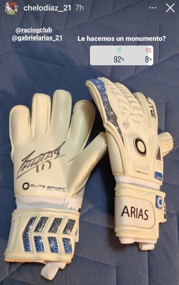 La encuesta de Chelo Díaz y el nivel de Gabriel Arias. (Captura @chelodiaz_21/)